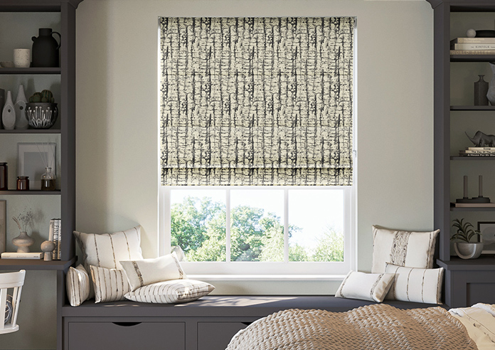 Urbanite, Glimmer Jet - Twist&Fit Roman Blind - Image 3